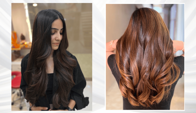 Brown ombre hair colour